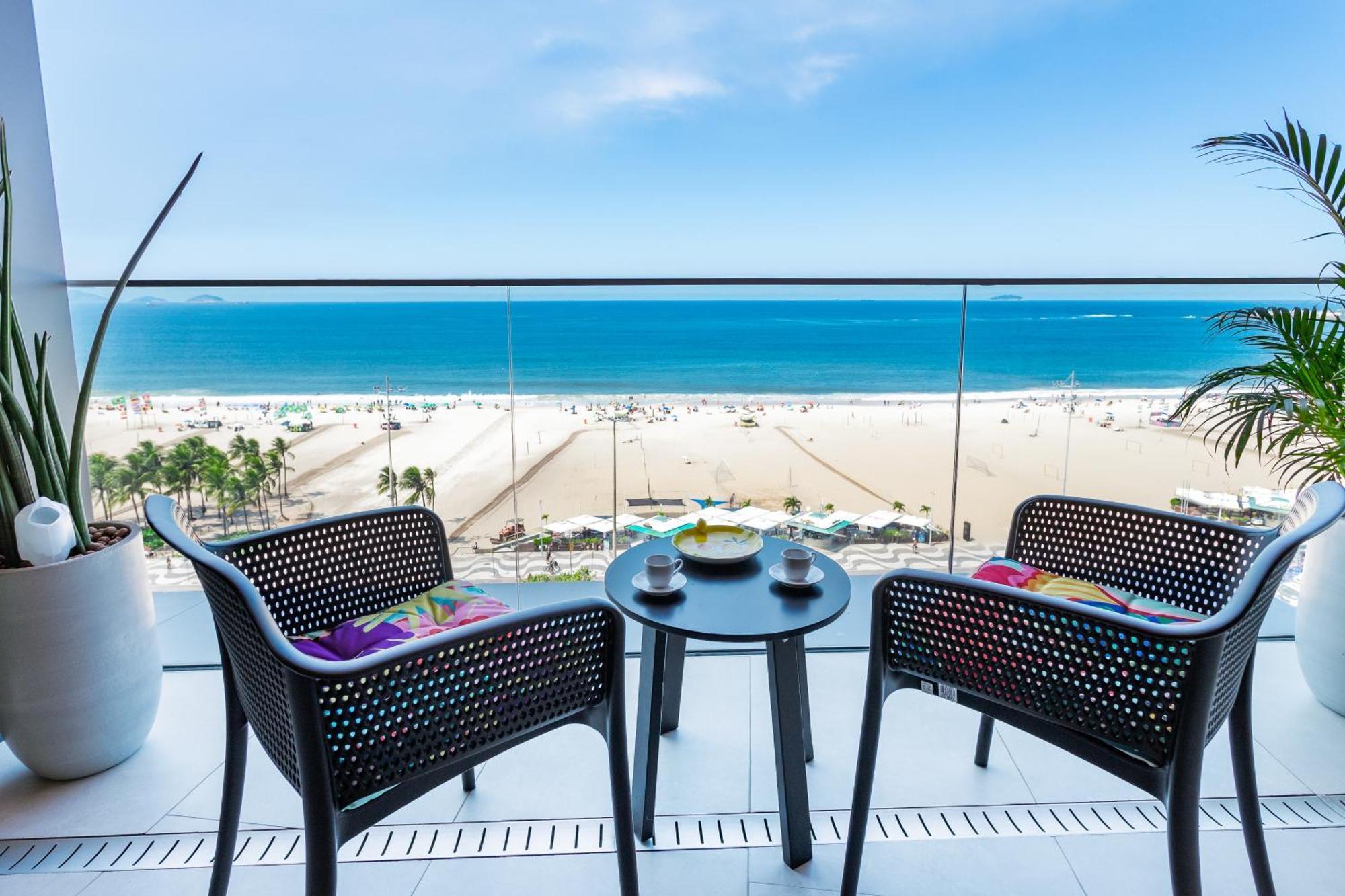 Unhotel - Luxuosos Apartamentos Na Atlantica A Beira-Mar, Copacabana Rio de Janeiro Luaran gambar